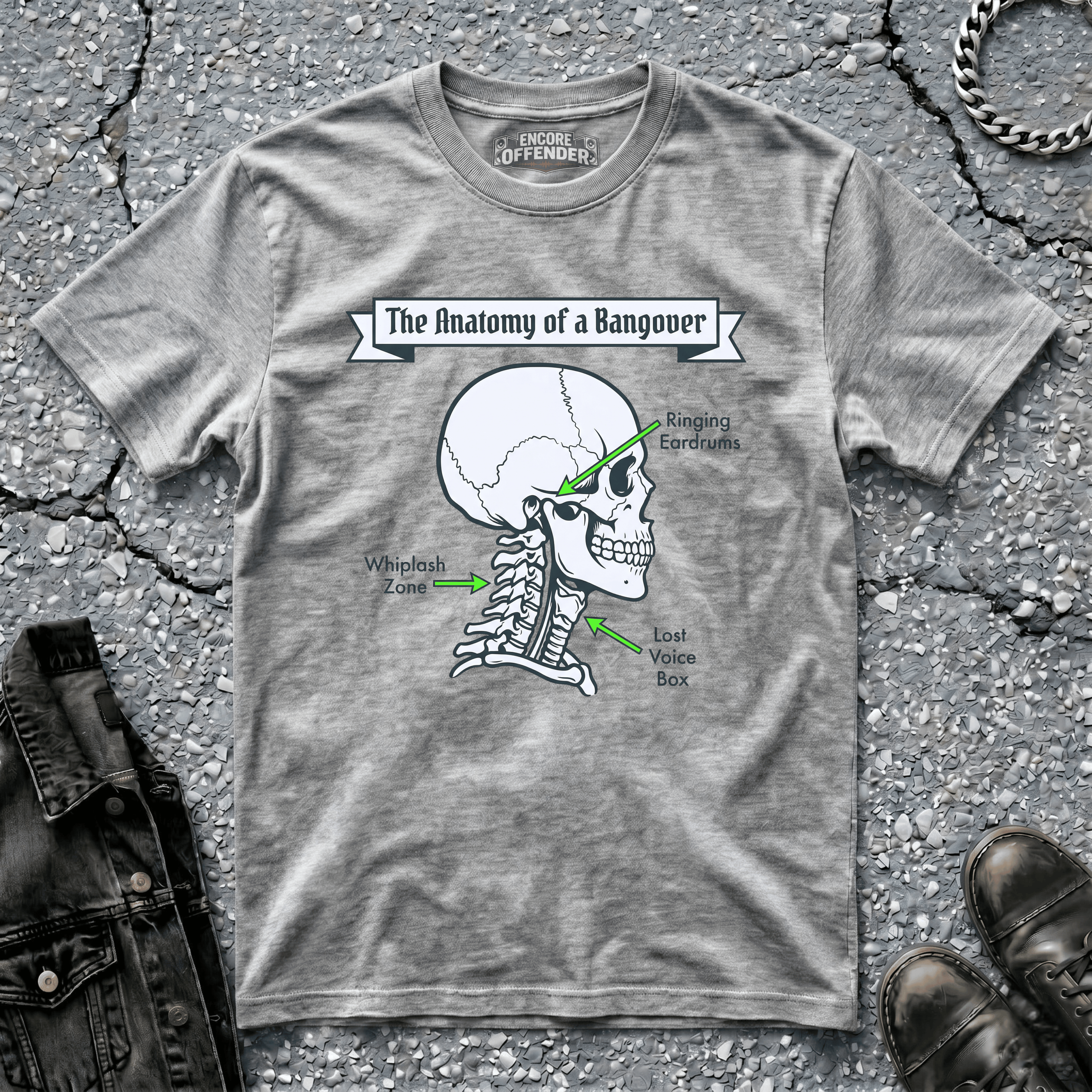 Anatomy of a Bangover | T-Shirt