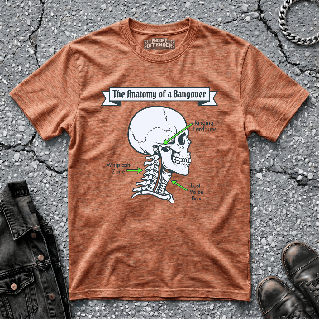 Anatomy of a Bangover | T-Shirt