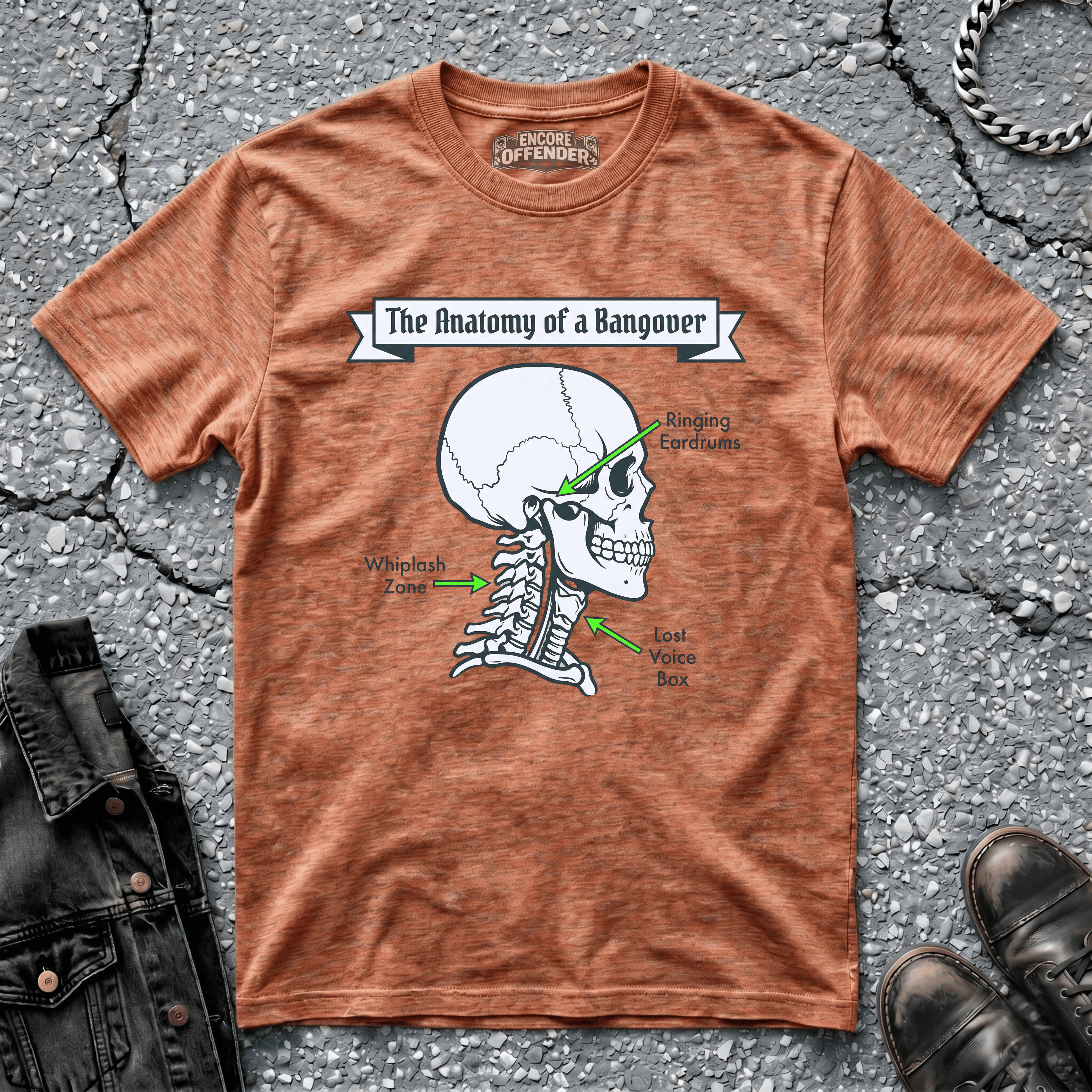 Anatomy of a Bangover | T-Shirt