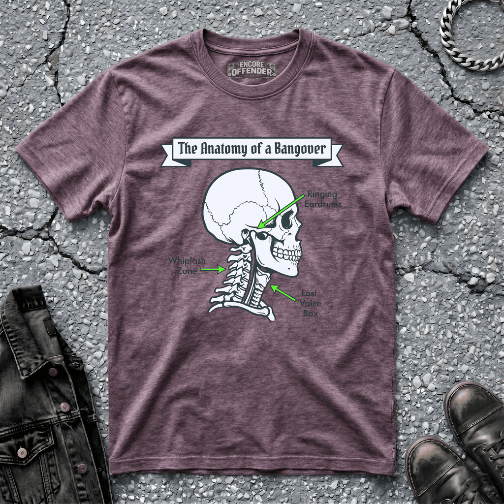 Anatomy of a Bangover | T-Shirt