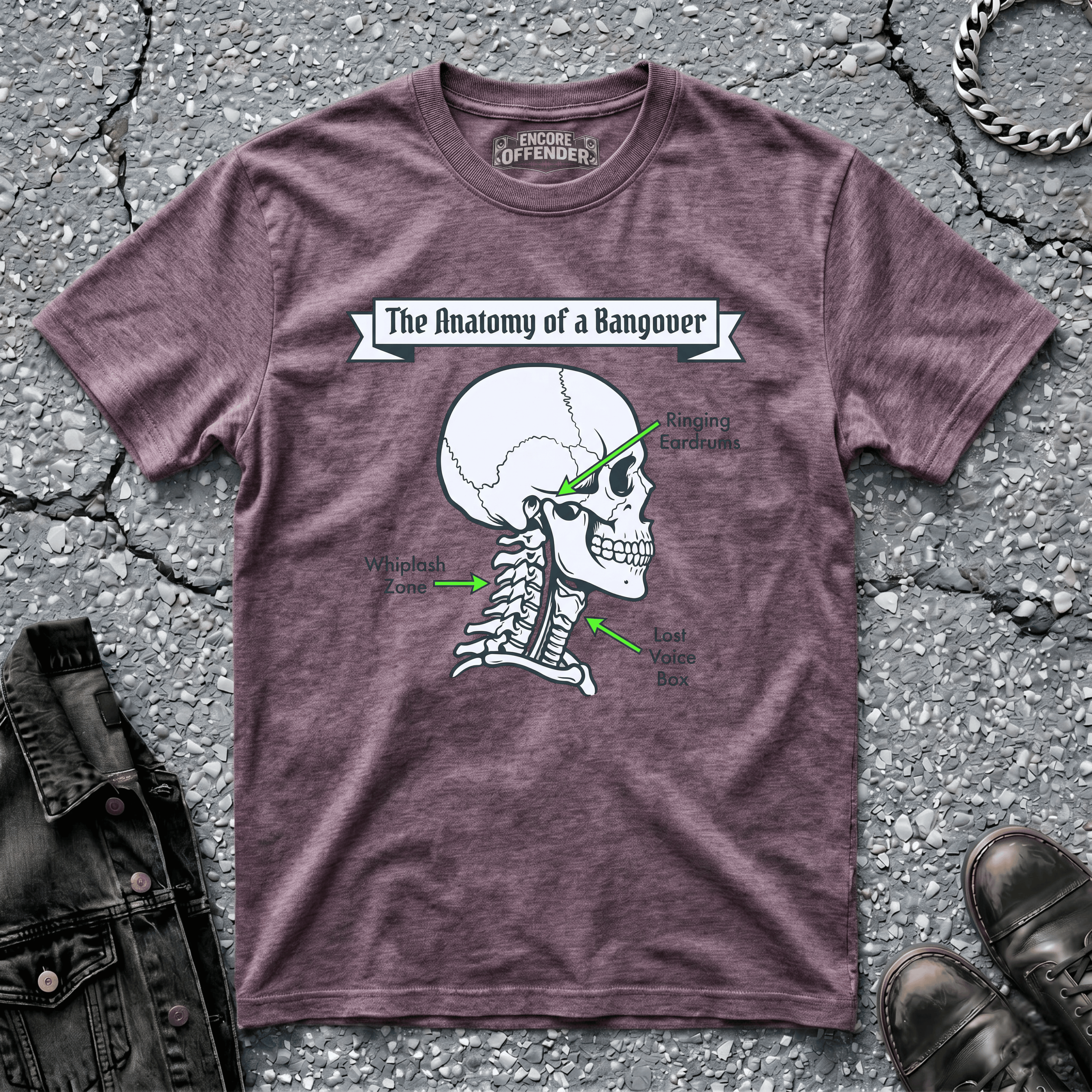 Anatomy of a Bangover | T-Shirt