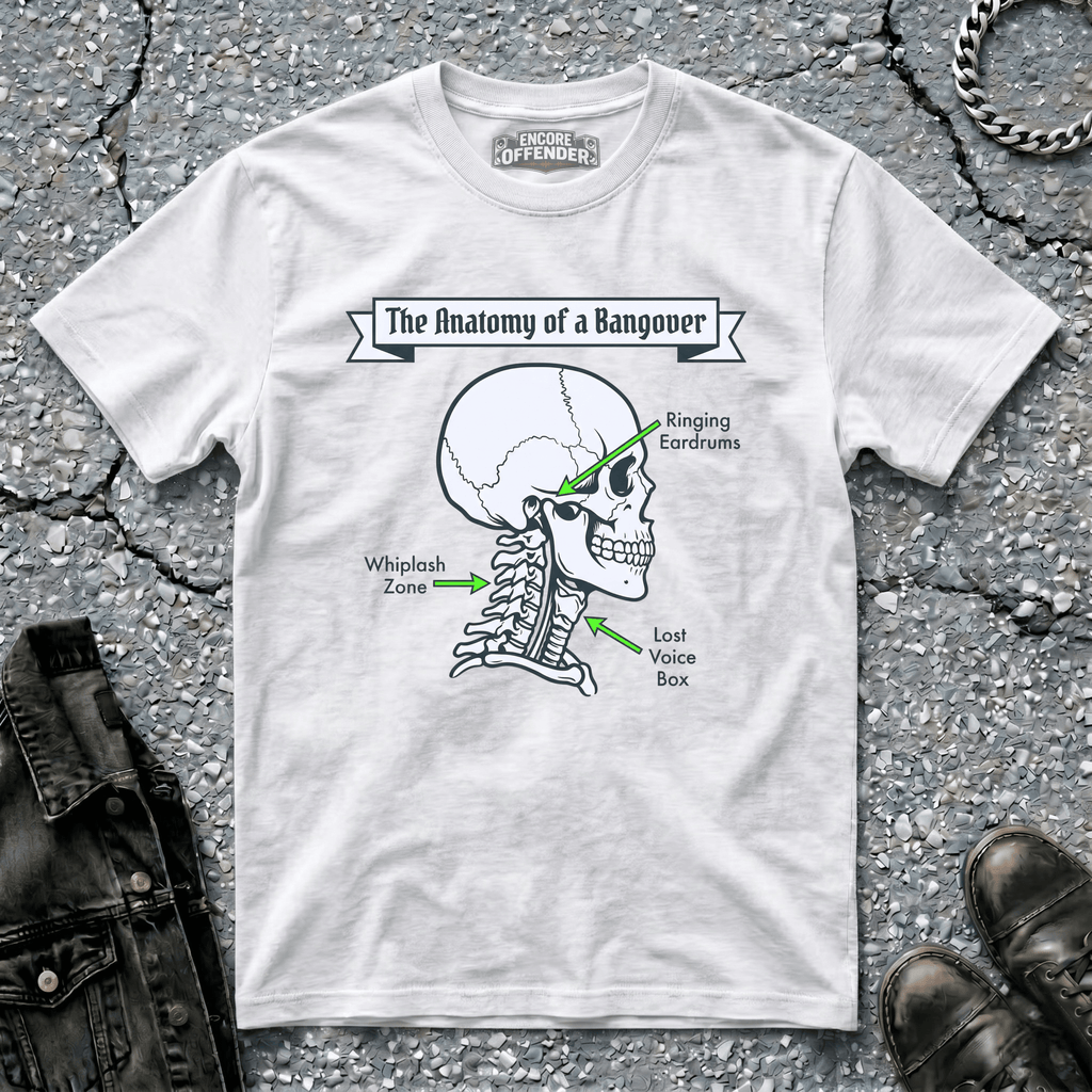 Anatomy of a Bangover | T-Shirt