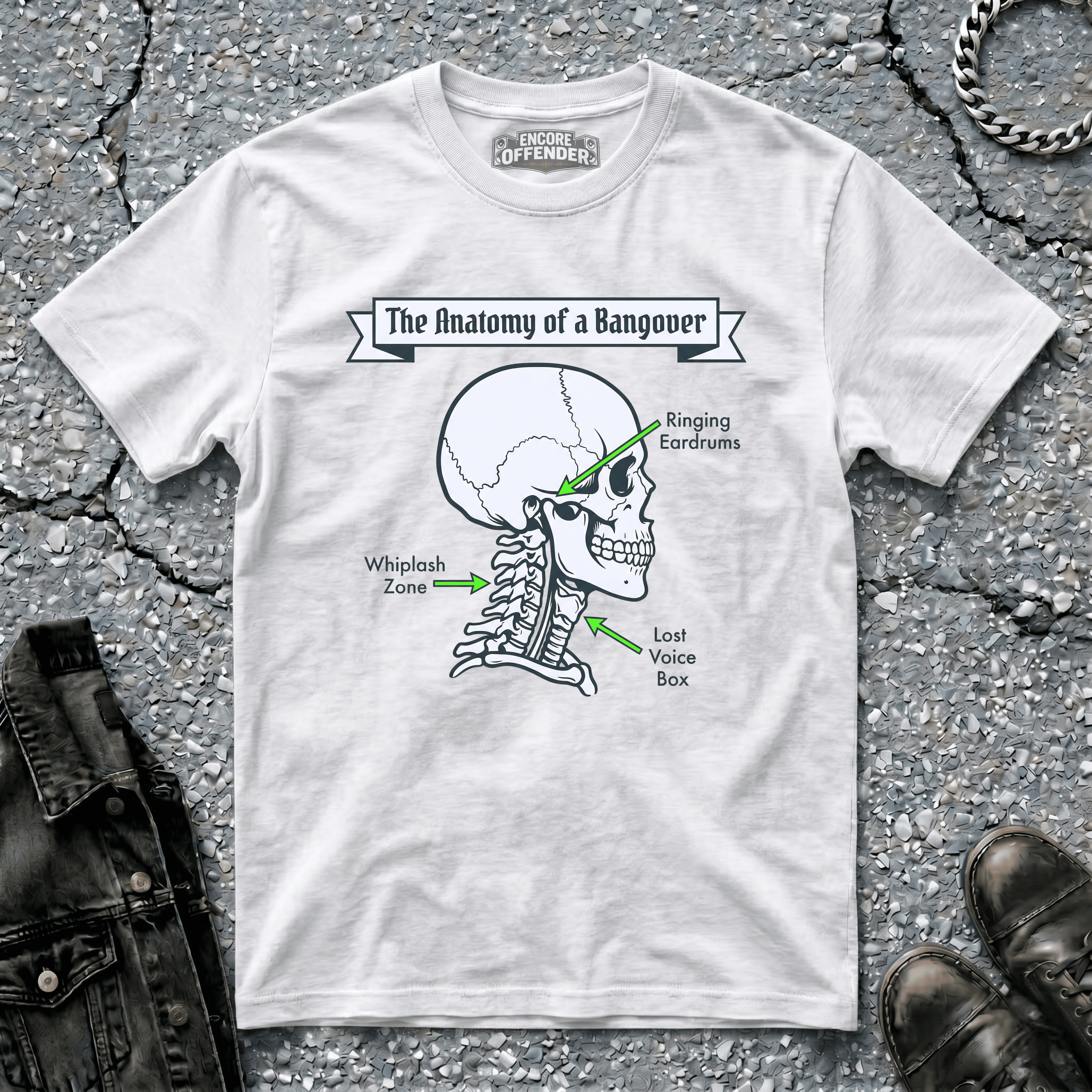 Anatomy of a Bangover | T-Shirt