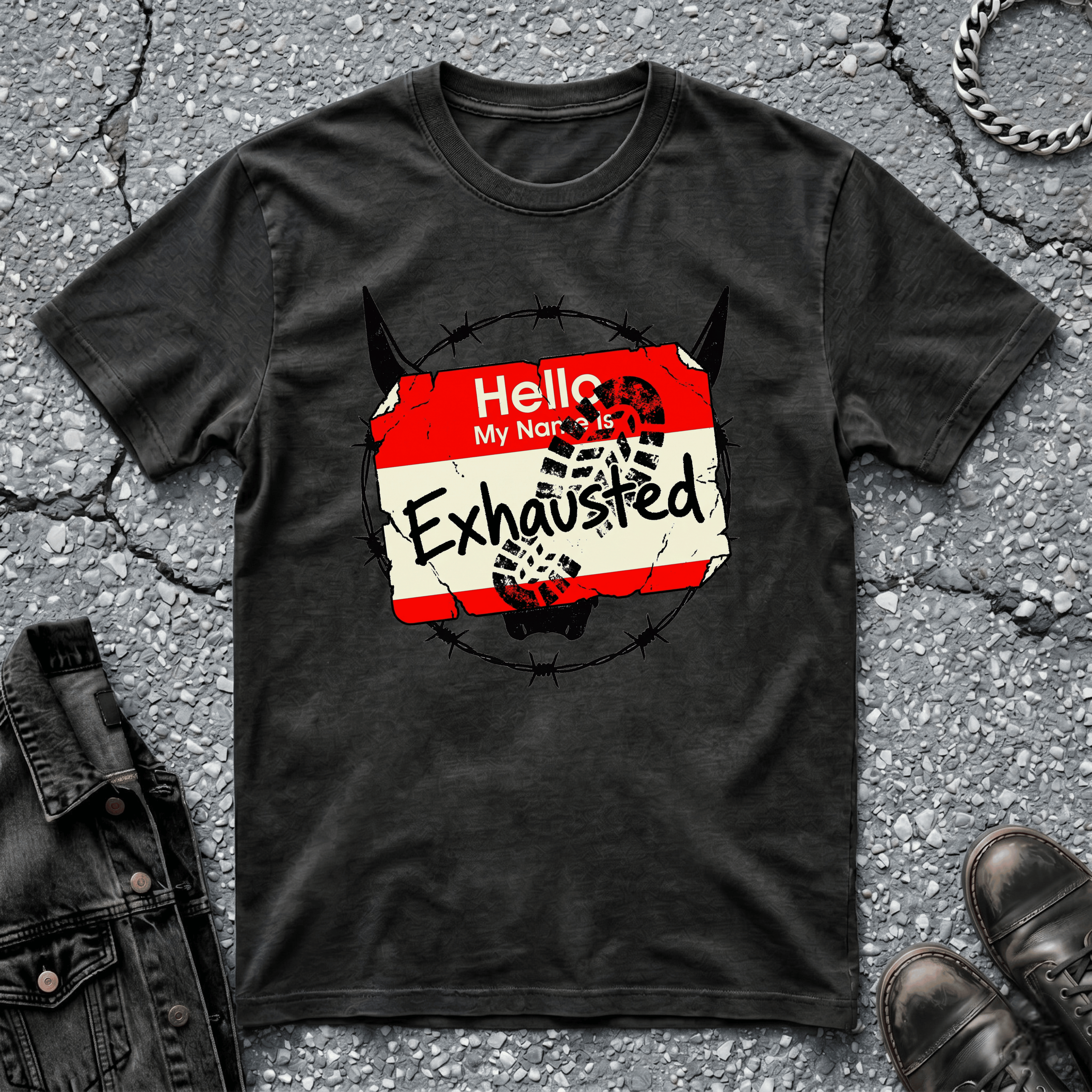 Exhausted | T-Shirt