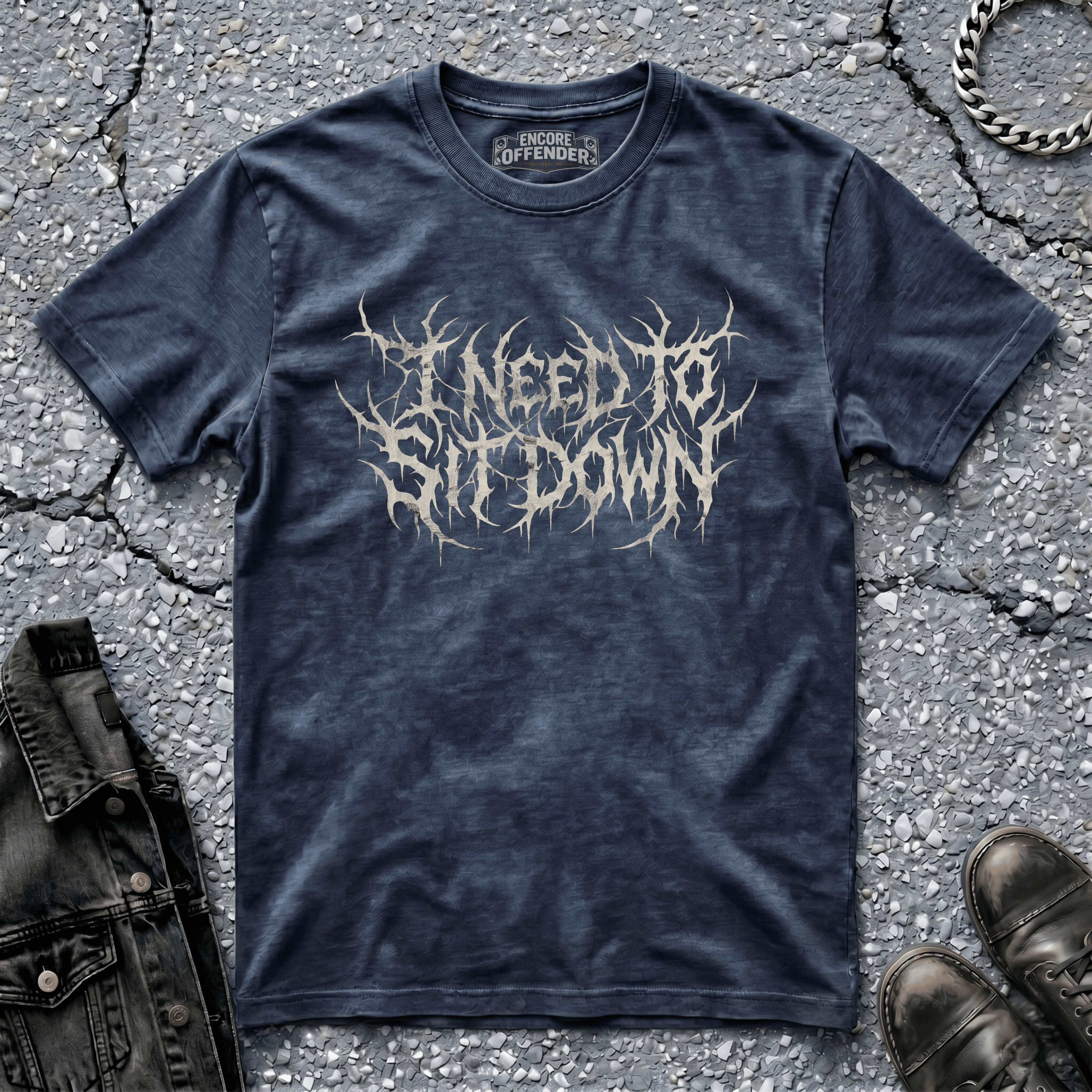 I Need To Sit Down (Bone) | T-Shirt
