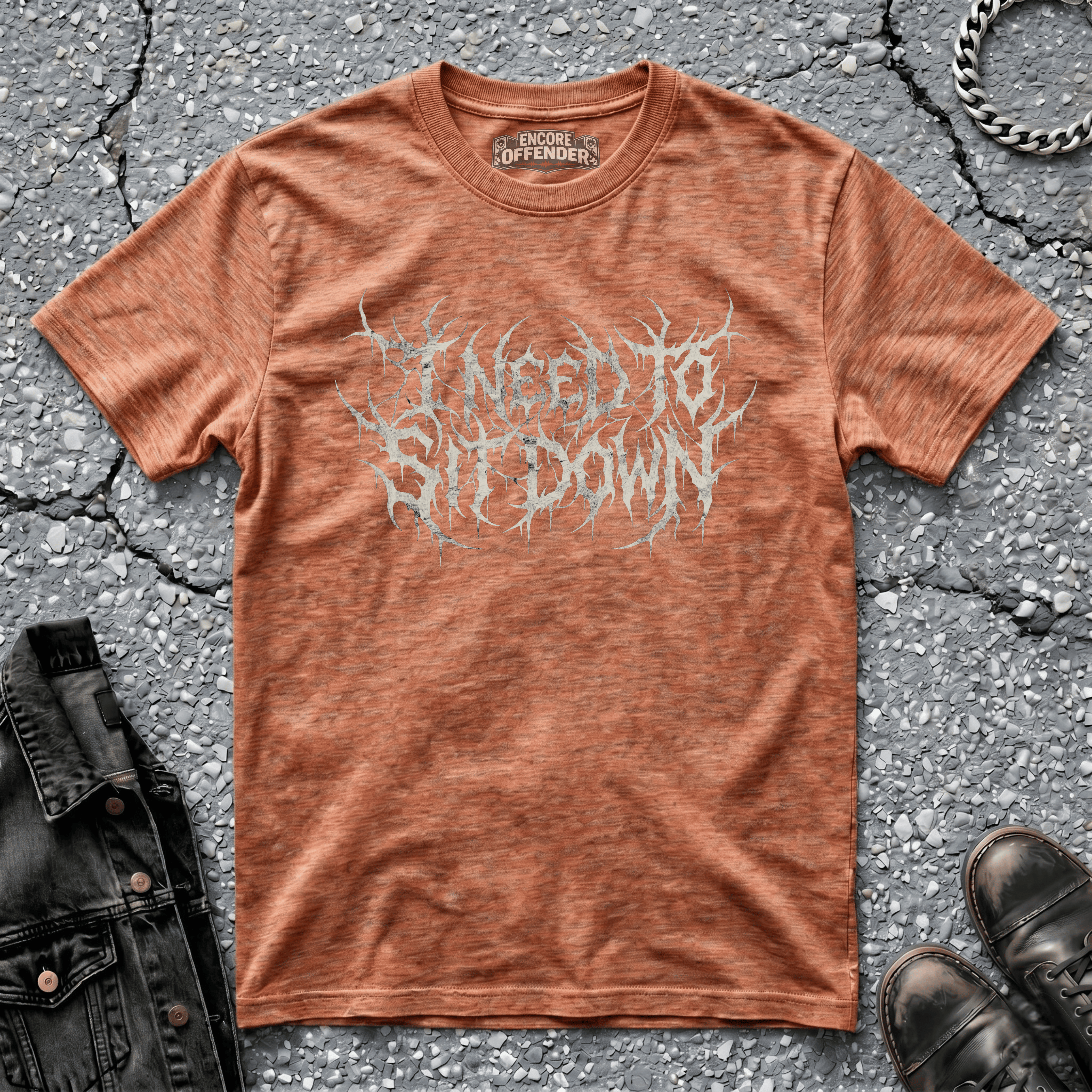 I Need To Sit Down (Bone) | T-Shirt