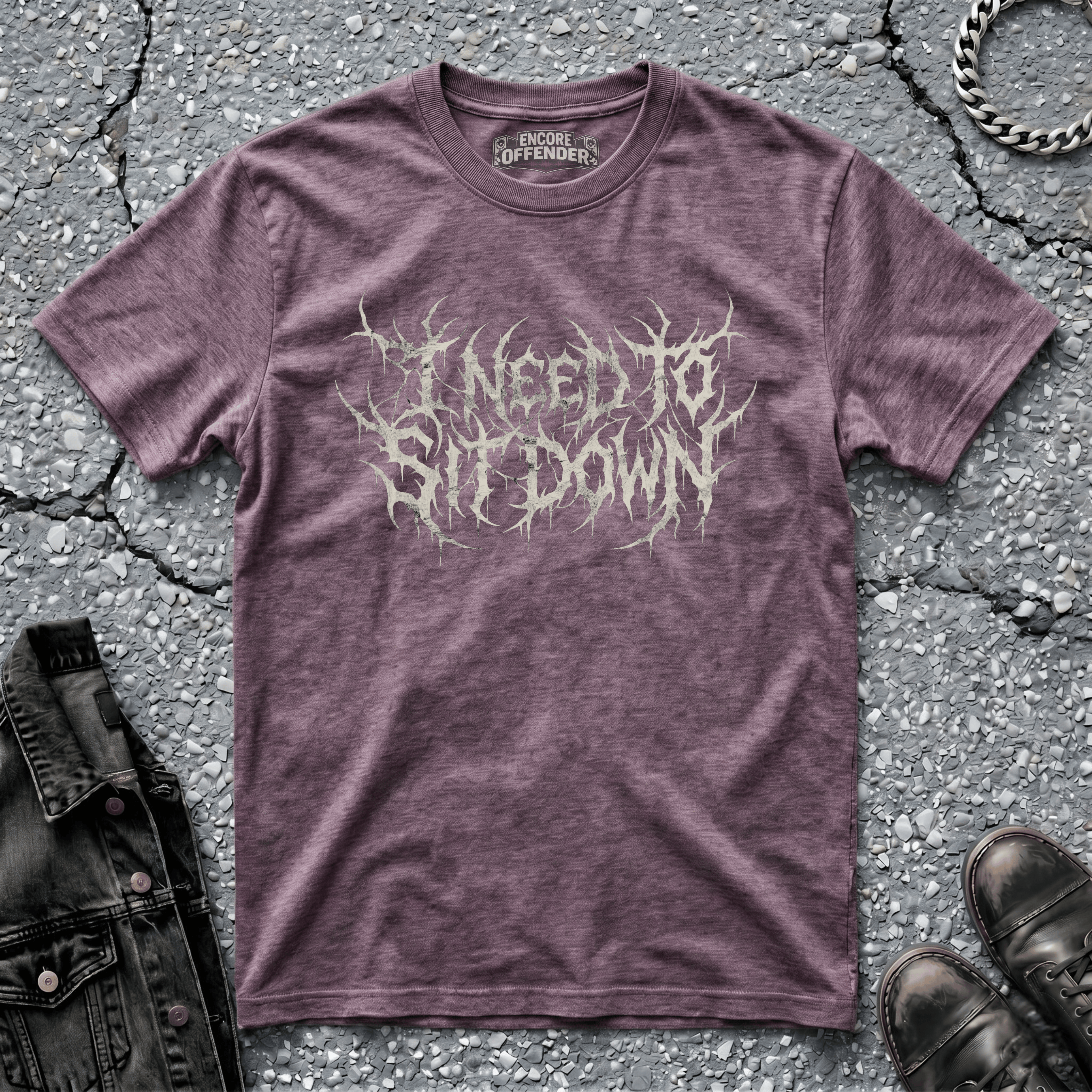 I Need To Sit Down (Bone) | T-Shirt