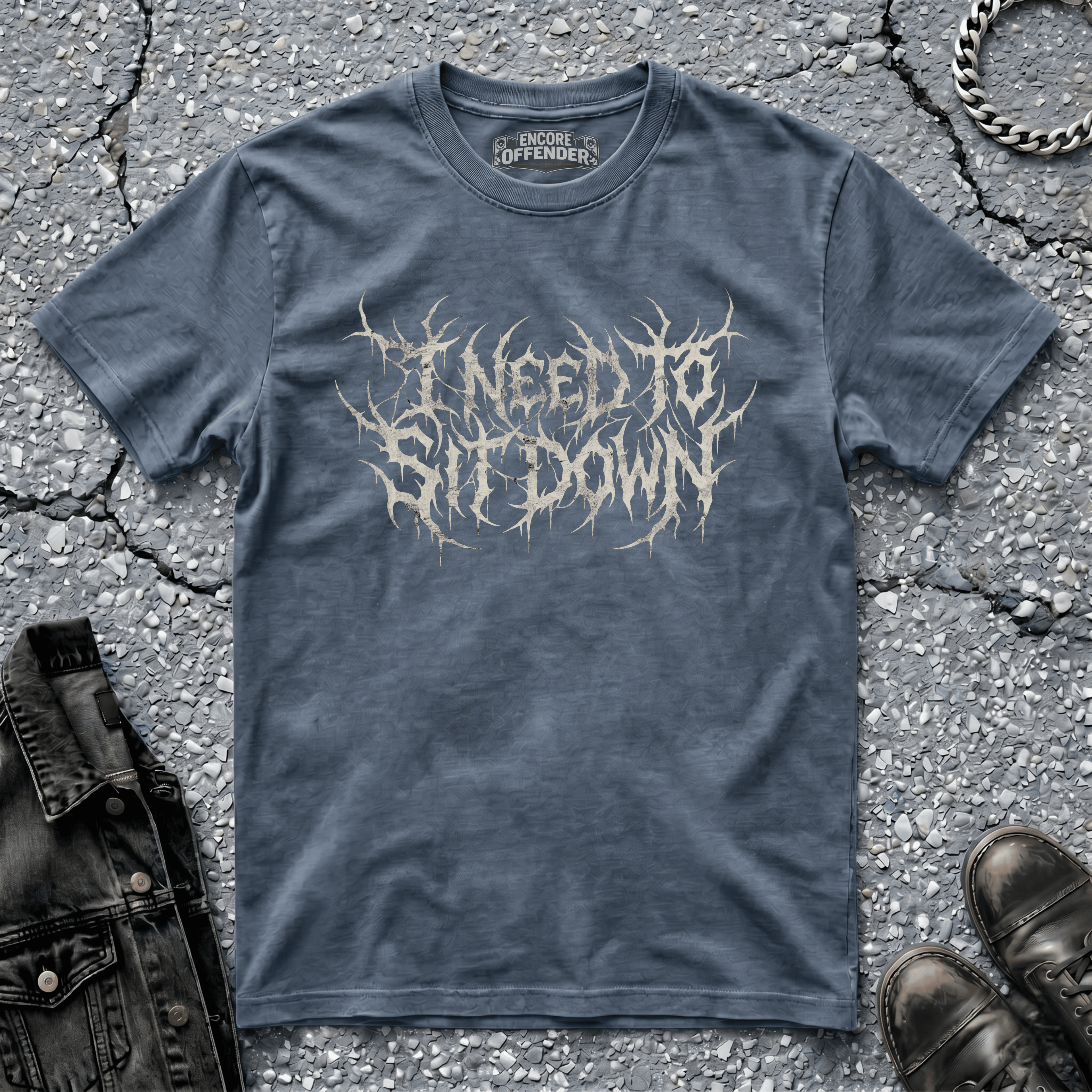 I Need To Sit Down (Bone) | T-Shirt